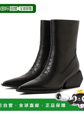 1h可退 日本直邮UNITED NUDE 女士 Ricky West Mid 中筒靴 纳帕皮