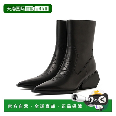 1h可退 日本直邮UNITED NUDE 女士 Ricky West Mid 中筒靴 纳帕皮