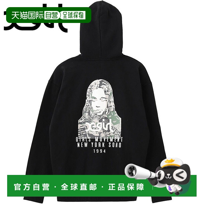 日本直邮X-girl 学院迷彩图案拉链连帽衫 [105254012031 FW25SPOT