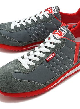 日本直邮PATRICK 运动鞋 MARATHON 男女鞋 GRY 灰色 9624