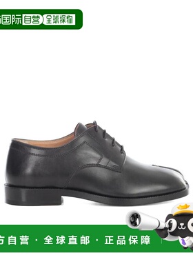 1h可退 香港直邮Maison Margiela 黑色Tabi分趾商务正装鞋 S34WQ0