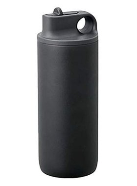 日本直邮KINTO保冷平底杯600ml黑色时尚设计精美耐用持久保冷