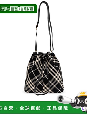 香港直邮BURBERRY 女士斜挎包手提包 8093871A1003BLACKCALICO CO