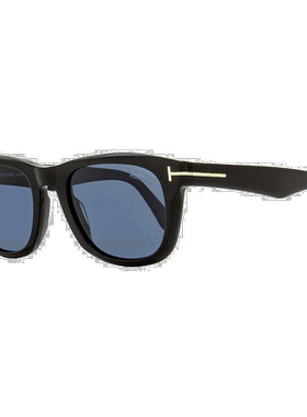 自营 Tom Ford 男士 Kendel 偏光太阳镜 TF1076 01M 黑色 54 毫米