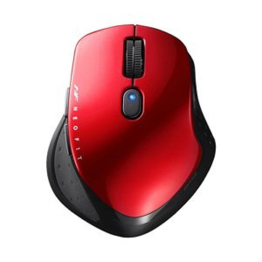 日本直邮Buffalo Neoffit无线鼠标BlueLed传感器5按钮S尺寸红色