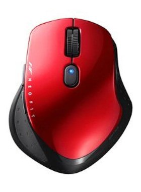 日本直邮Buffalo Neoffit无线鼠标BlueLed传感器5按钮S尺寸红色