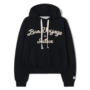 韩国直邮SATUR设计师款大气简约日常休闲个性卫衣SA23FWUH08BK