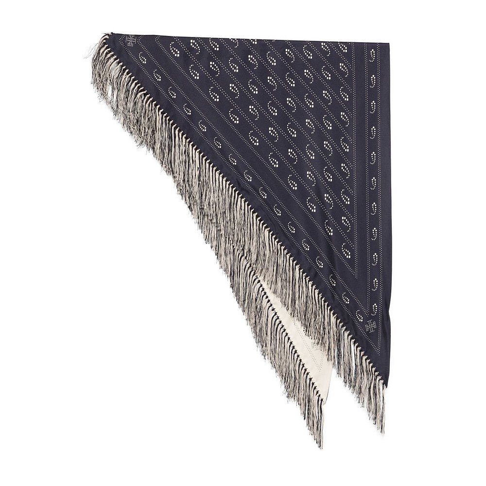 TORY BURCH 女士围巾 177167400 AW2025 蓝色 Silk scarf