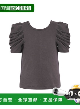 自营 hannah banana女童 Rushed 短袖上衣 - 炭灰色 美国奥莱直发