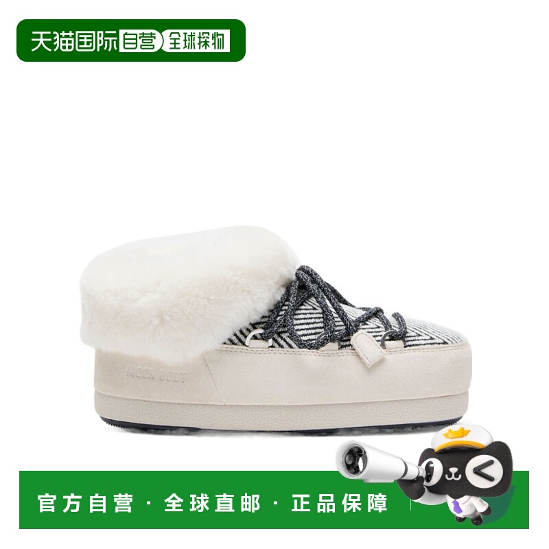1h可退 香港直邮MOON BOOT 女士拖鞋 80D1470120L032 SS2026 白色