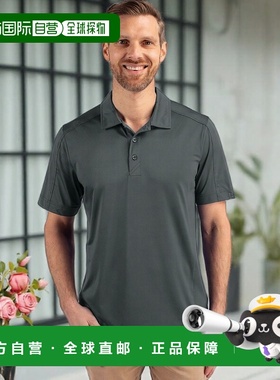 自营 cutter & buckCutter&Buck Prospect纹理弹力男式短袖Polo衫