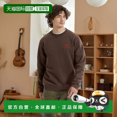 欧洲直邮Arc'teryx始祖鸟 EMBLEM抓绒圆领卫衣 男装户外套头衫