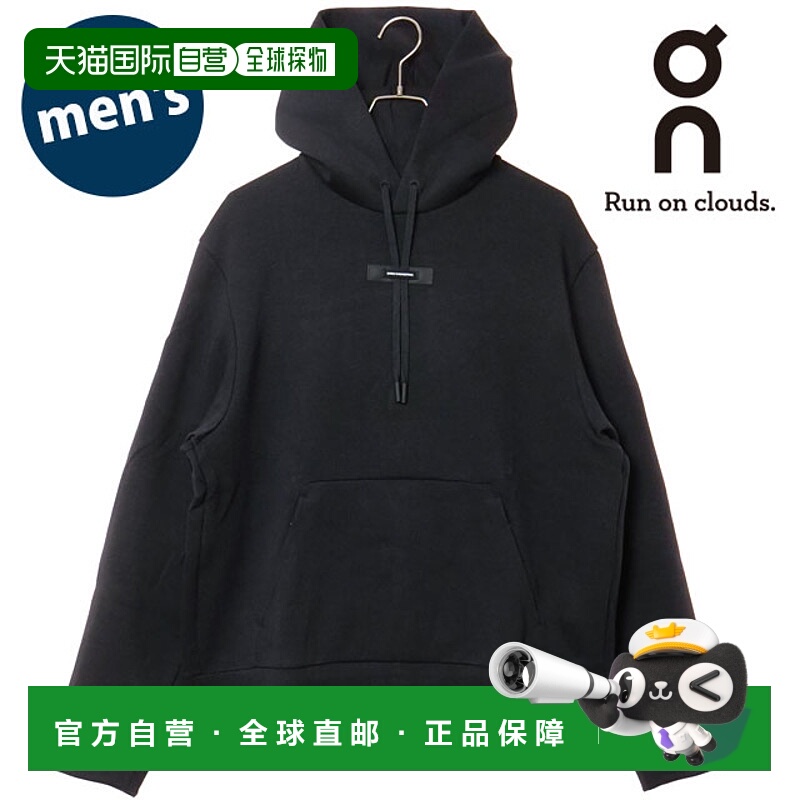 日本直邮On Men's Focus Tech 连帽衫 [1MF30290553 FW25]黑色男