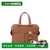 自营欧洲直邮Tumi途明 Agent女士赭色皮革拉链开合托特包