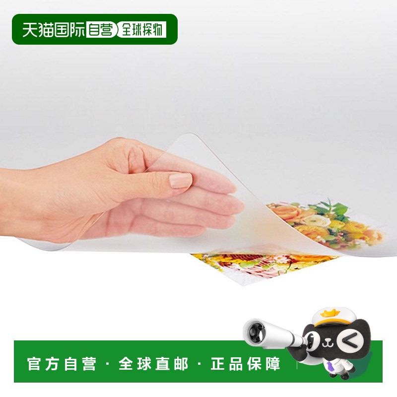 【日本直邮】Plus透明桌垫鼠标对应减轻两面临摹1590×690mm斜切4