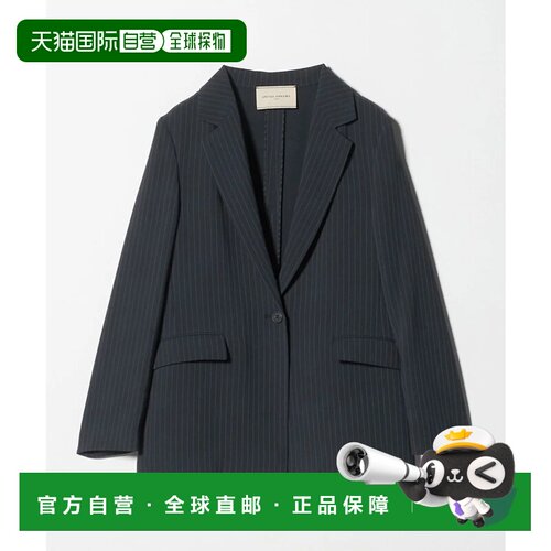 日本直邮UNITED ARROWS green label relaxing Drapy细条纹西装外