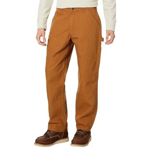 潮奢 Carhartt 卡哈特 男士 水洗小鸭图案工装粗棉布长裤