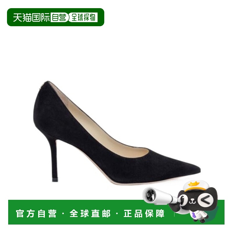 香港直邮Jimmy Choo 尖头一脚蹬高跟鞋 J000123539BLACK
