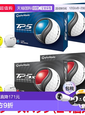 日本直邮TaylorMade TP5系列高尔夫球2打装（24个球）