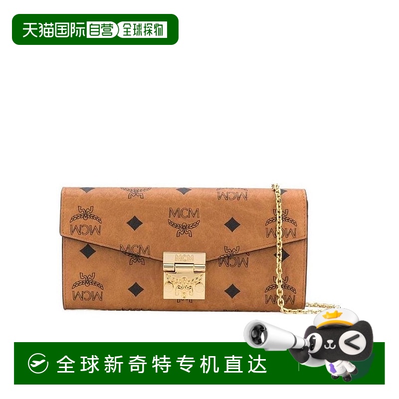 1h可退 香港直邮MCM 女士钱包 MYLAAPA02CO001 CO 棕色 Visetos T