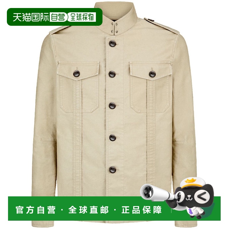 1h可退 香港直邮Tom Ford 汤姆 福特 男士 浅褐色夹克 OJS011FMC1