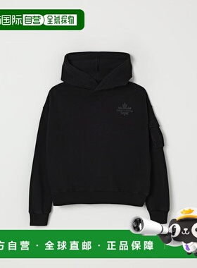 香港直邮DSQUARED2 男童卫衣 DQ2735D0AC6DQ900 SS2026 黑色