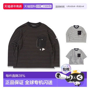 Tee户外休闲条纹圆领宽松长袖 香港直邮and ORCIVAL 棉T Wander