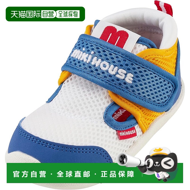 【日本直邮】MIKIHOUSE 婴儿鞋 12-9304-689 蓝色