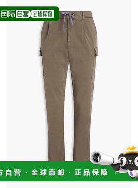 香港直邮Canali 康钠丽 男士 锥形棉混纺斜纹布工装裤 PX01009916