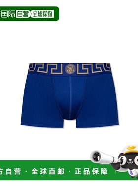 香港直邮VERSACE 男士内裤 AU100261A10011A85K CO 蓝色 Cotton b