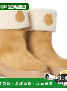 香港直邮MONCLER 女士雪地靴 9B4F00070M697123L AW2025 棕色