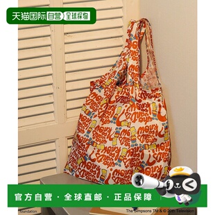 1h可退 日本直邮The Simpsons 男女同款 彩色家族图案 环保袋 可