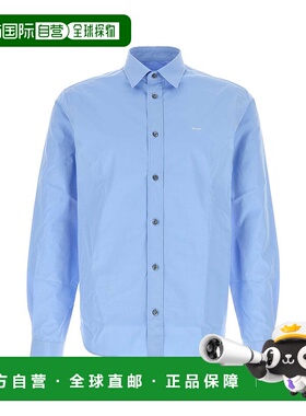 香港直邮PRADA 男士衬衫 UCN611SWMO10IVF0YRX AW2025 浅蓝色