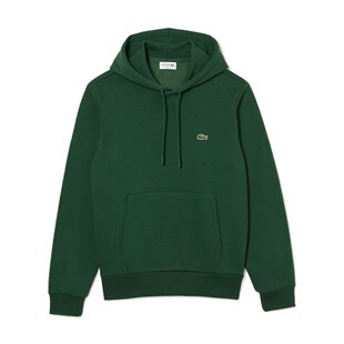 LACOSTE 男士针织毛衣 SH9623132 CO 绿色 长袖连帽卫衣