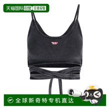 1h可退 香港直邮Diesel 迪赛 女士 带绑带牛仔背心 A195210KIBY