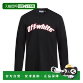 香港直邮潮奢 舒适时尚 off 男士 1h可退 black黑色 white T恤