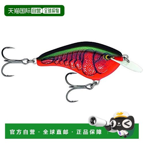 日本直邮Rapala乐伯乐奥特车库 OGS6 7cm / 14g RCW (红色爬虫)