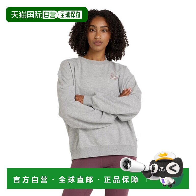 日本直邮new balance 女款花朵运动鞋圆领卫衣 WT51913AG长袖上衣