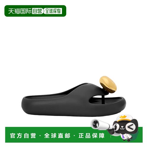香港直邮LOEWE 女士拖鞋 L815465XAD1206 SS2026 黑色 Foam Pebbl