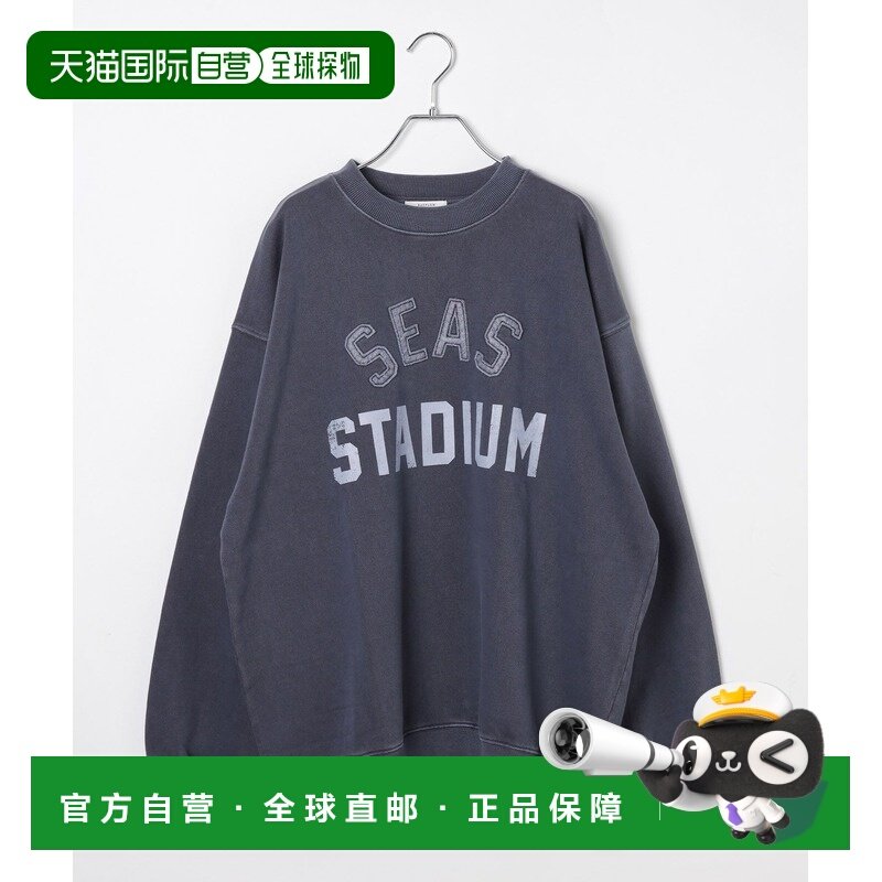 1h可退 日本直邮BAYFLOW男装宽松版型半高领卫衣 贴布刺绣设计 64,运动服/休闲服装,运动卫衣/套头衫,淘宝优惠券,粉丝福利购,淘宝优惠卷