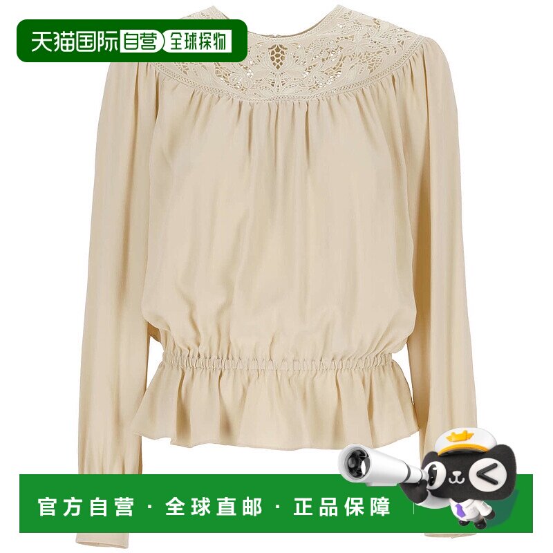 香港直邮CELINE 女士衬衫 2B930008D01VA AW2024 花色长袖