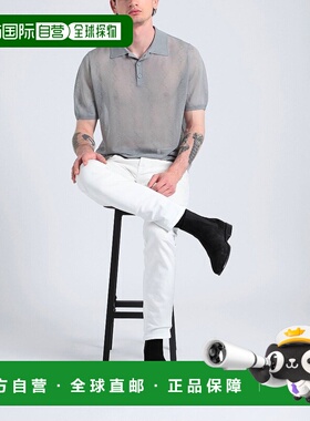 1h可退 香港直邮潮奢 Topman 男士 毛衣 grey灰色 舒适时尚