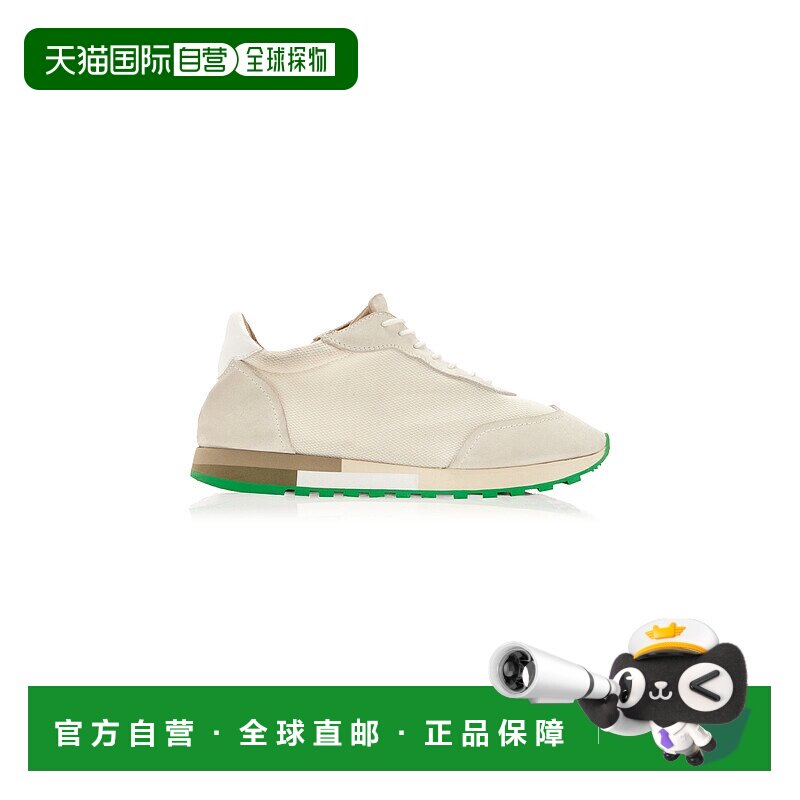 1h可退 香港直邮The Row 女士 Owen 牛皮,网纱运动鞋 white白色