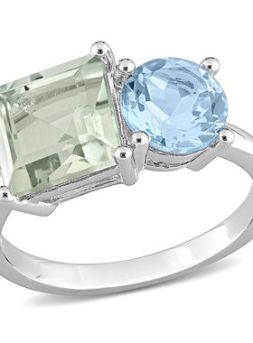 mimi & max【美国奥莱】直发 3 4/5 CT TGW Octagon Green Qua