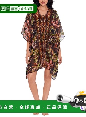 自营Miraclesuit  Caftan Cover Up - black 美国奥莱直发