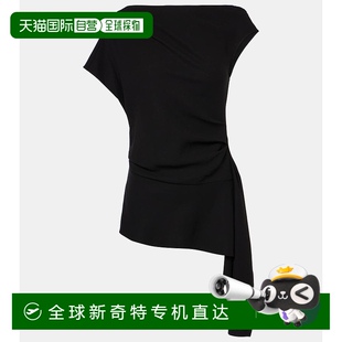 Saskia 1h可退 女士 香港直邮潮奢 垂褶露肩上衣 Simkhai