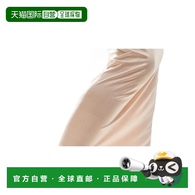 1h可退 香港直邮潮奢 ASOS 女士 Nali barely there 设计高跟绸缎