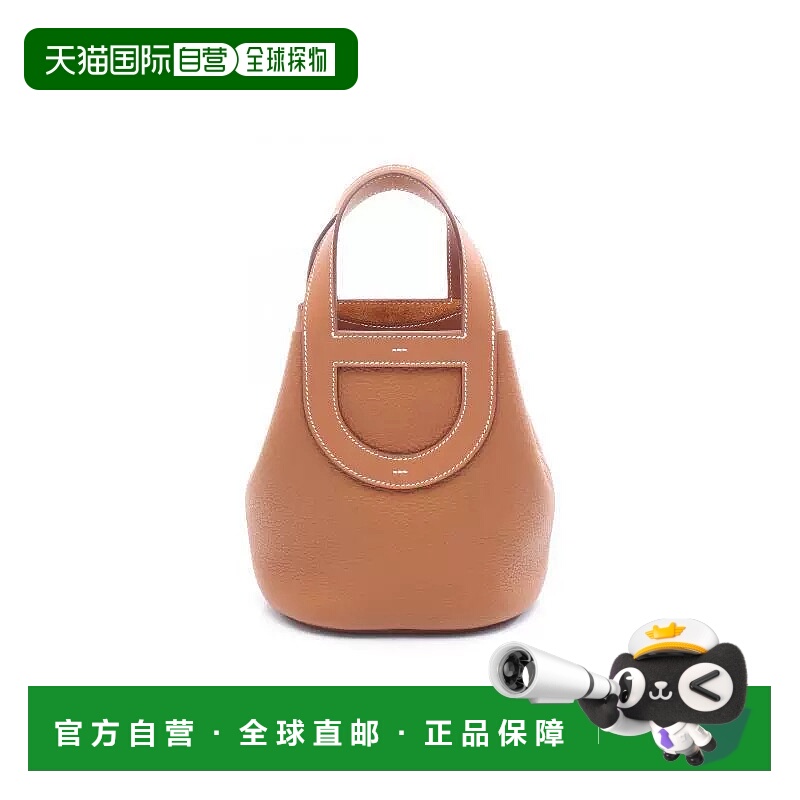 1h可退 日本直邮中古Hermes爱马仕女包A级95新Handbag手包牛皮手B