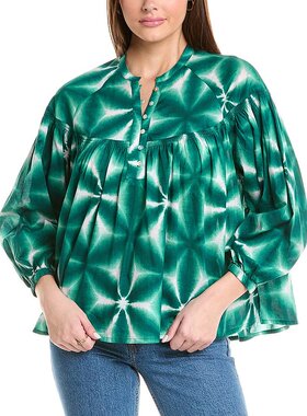 【美国奥莱】直发 Electric & Rose Sasha 上衣 - 绿色