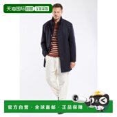 男士 自营欧洲直邮Armor Lux 海军蓝羊毛纽扣开合大衣